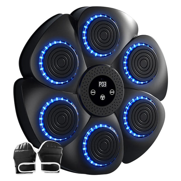 Rhythm Box - Interactive Bluetooth Fitness Trainer with RGB Lights for Fun Workouts