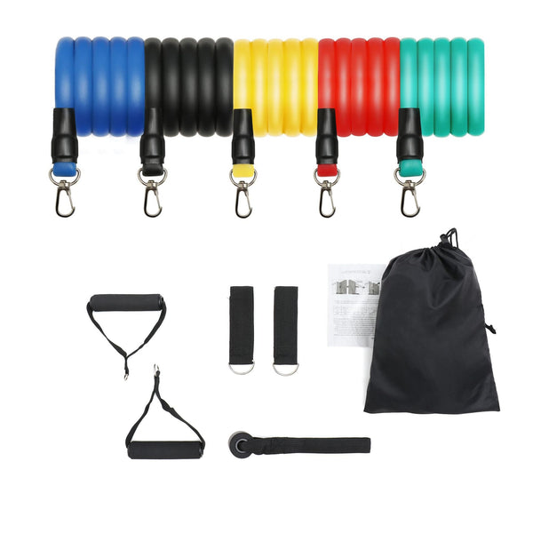 Band Flex 11 - 11-Piece Resistance Band Set for Full-Body Workouts